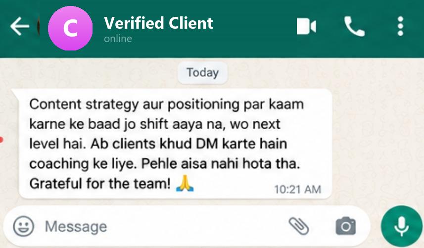 Review from Verified Client